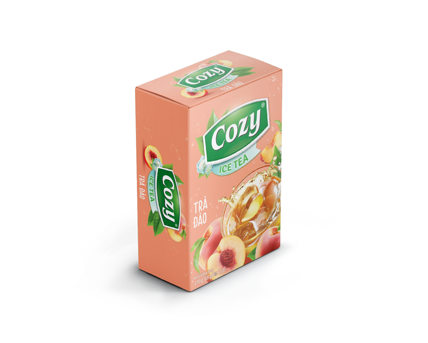 Trà Cozy hòa tan - Vị Đào - 240g-duoc-ban-tai-K&N Family