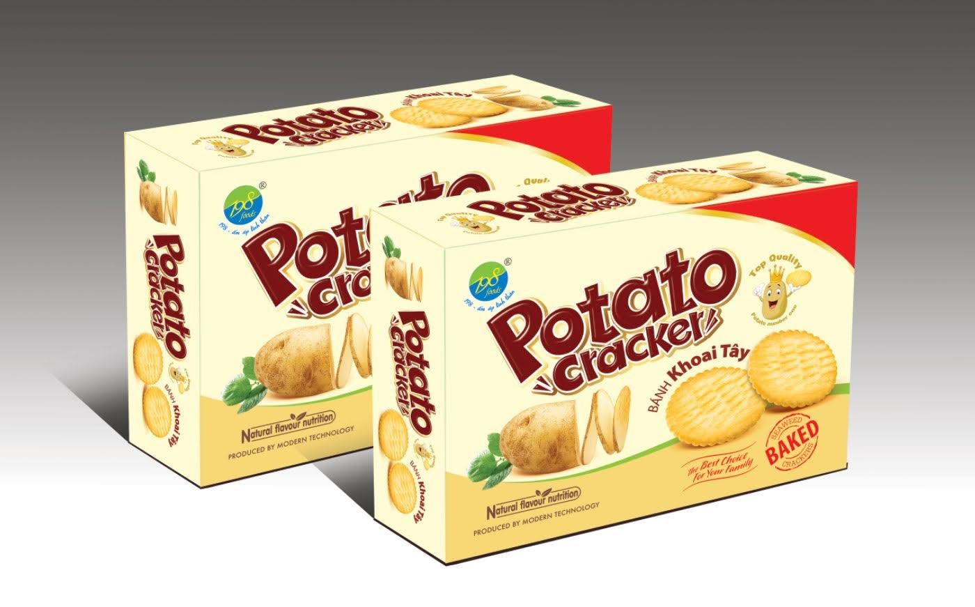 Bánh quy August cracker vị Khoai Tây mặn Potato 250G-duoc-ban-tai-K&N Family