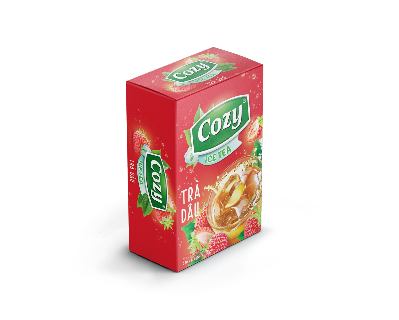 Trà Cozy hòa tan - Vị Dâu - 240g-duoc-ban-tai-K&N Family