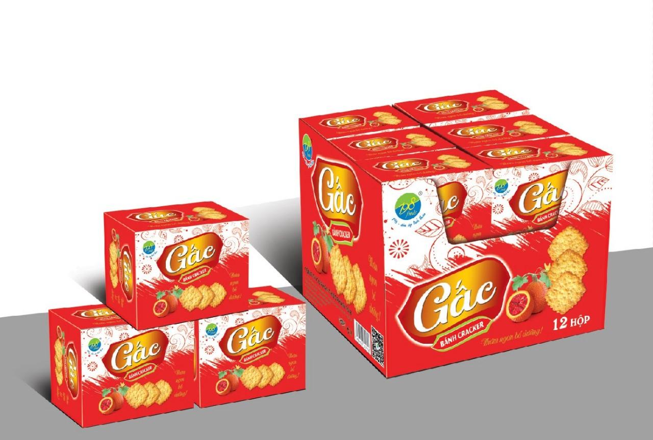 Bánh quy August cracker vị Gấc hộp 50g (12 hộp/lốc)-duoc-ban-tai-K&N Family