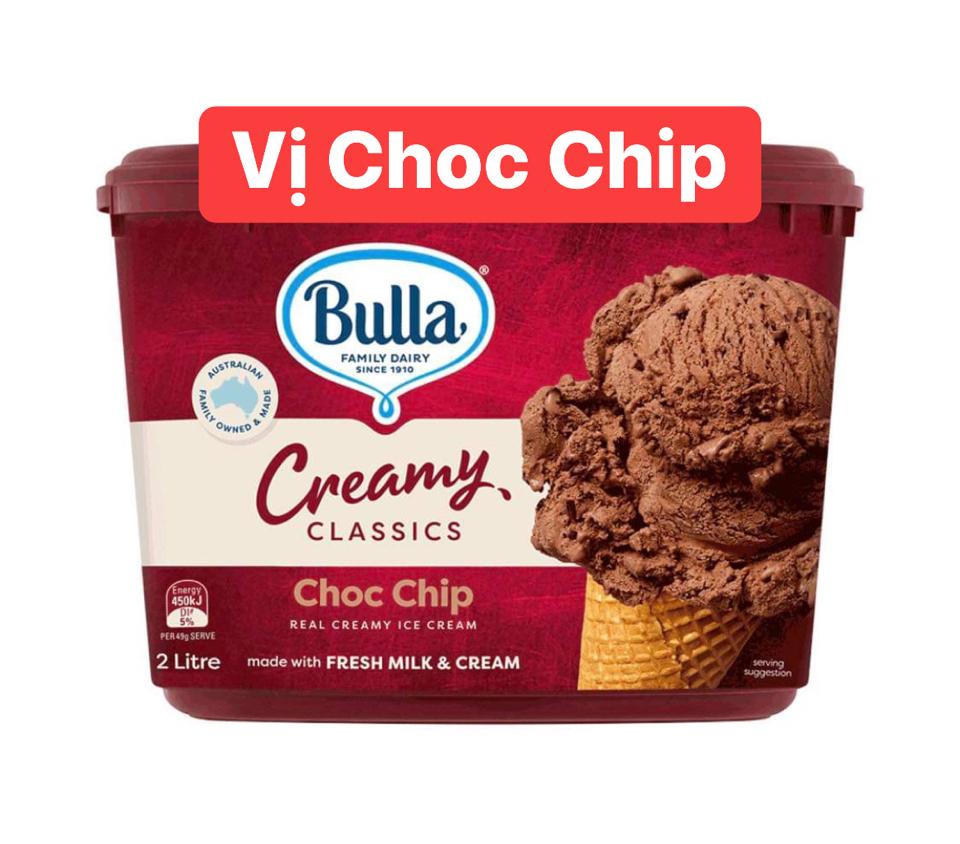 Kem Bulla Úc vị Choc chip-duoc-ban-tai-Hoàng Huyền