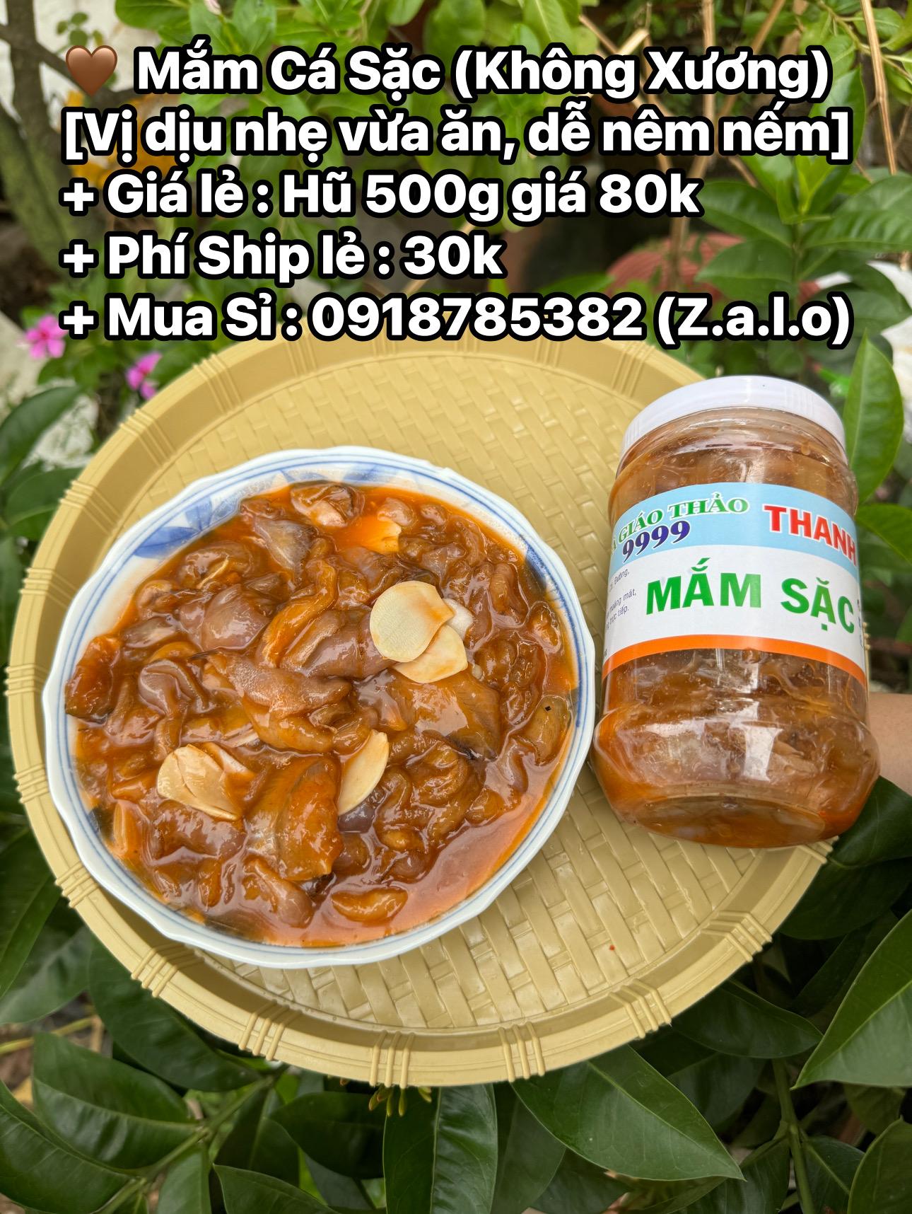 Mắm Sặc - Không Xương (500g - 1 Hũ)-duoc-ban-tai-Mắm Thanh Hiền - Bà Giáo Thảo 9999