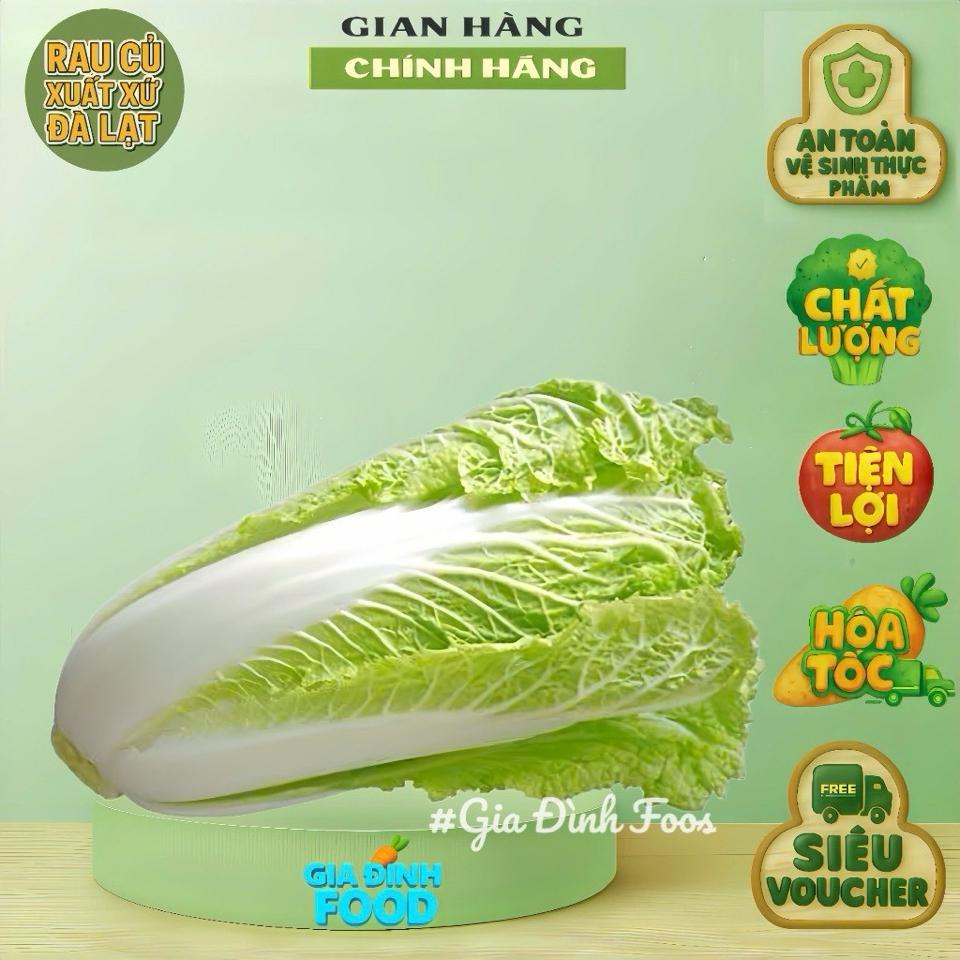 CẢI THẢO ĐÀ LẠT 400g - Bắp to tươi ngon - Nông Sản Tự Trồng-duoc-ban-tai-Siêu Thị Mini - Gia Đình Food