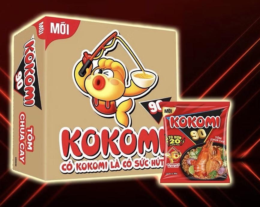 Thùng mì Kokomi 90g tôm chua (x30 gói )-duoc-ban-tai-Siêu Thị Mini - Gia Đình Food