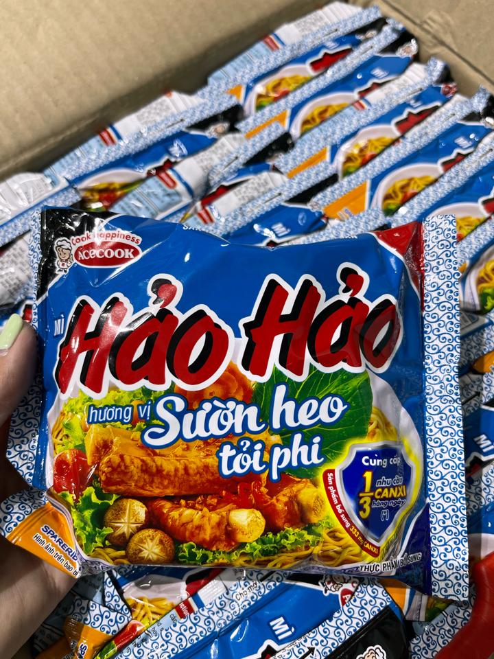 Hảo hảo sườn heo tỏi phi gói 73g-duoc-ban-tai-Siêu Thị Mini - Gia Đình Food
