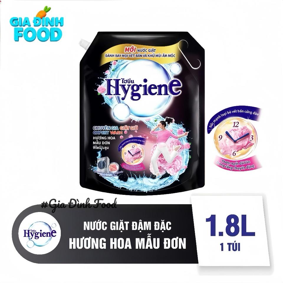 [Hàng Mới] nước giặt Hygiene thái lan 1800ml hương hoa mẫu đơn-duoc-ban-tai-Siêu Thị Mini - Gia Đình Food