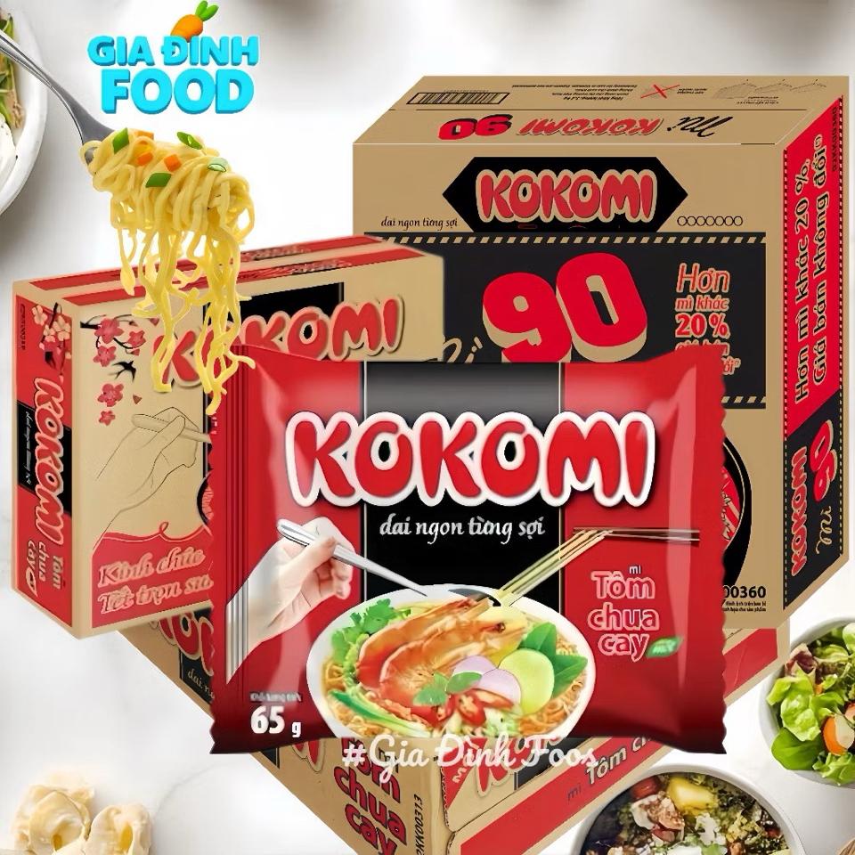 MÌ Tôm chua cay KOKOMI 1 THÙNG x30 GÓI 65G / [ship siêu tốc]-duoc-ban-tai-Siêu Thị Mini - Gia Đình Food