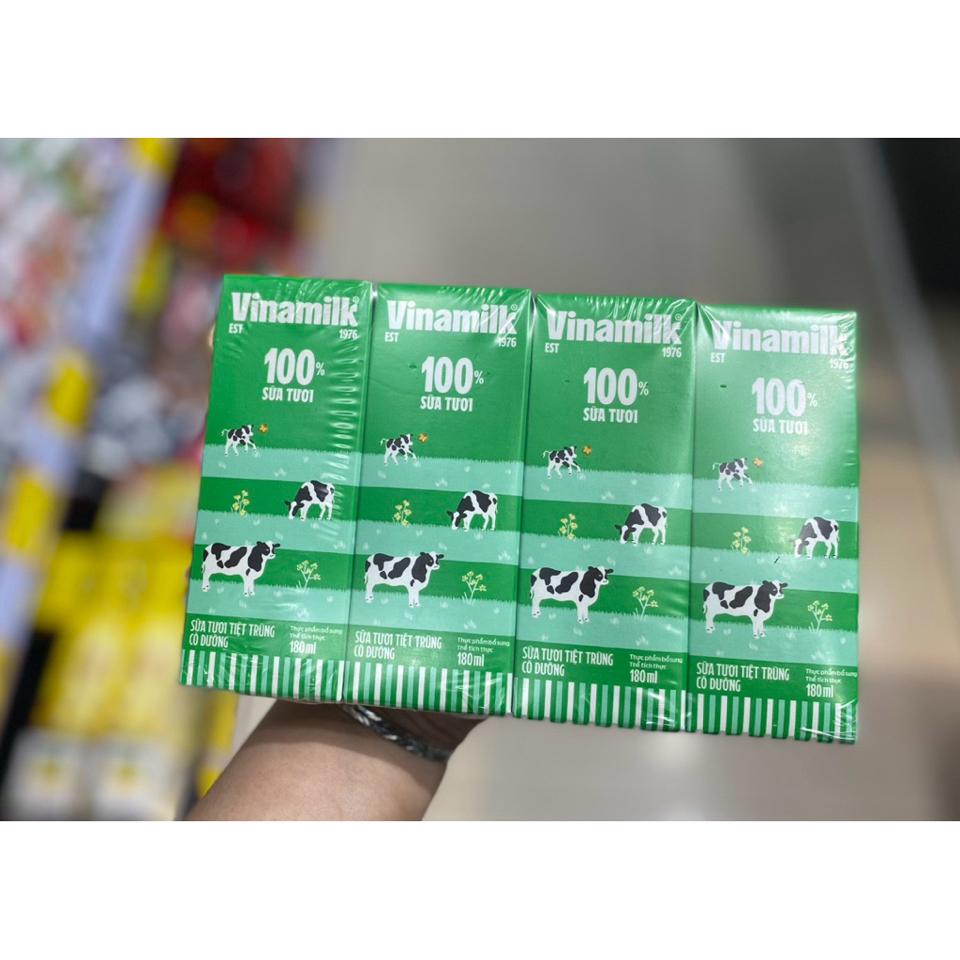Sữa tươi tiệt trùng có đường VNM 180ml-duoc-ban-tai-Siêu Thị Mini - Gia Đình Food