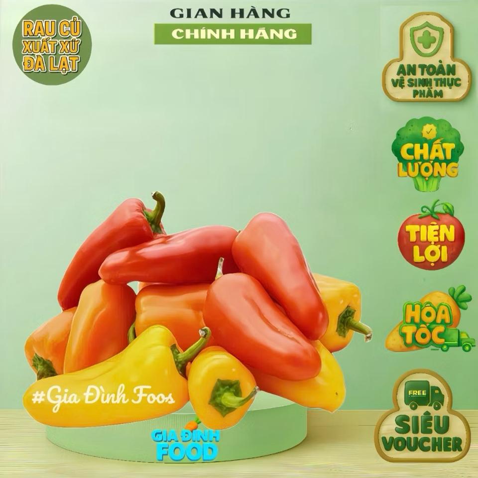 Ớt chuông ĐÀ LẠT, Ớt snack - 180g túi-duoc-ban-tai-Siêu Thị Mini - Gia Đình Food