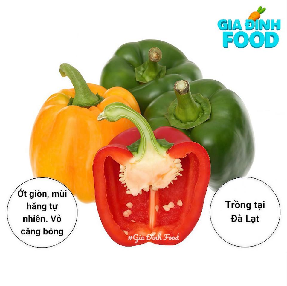 Ớt chuông Đà Lạt - 300g-duoc-ban-tai-Siêu Thị Mini - Gia Đình Food