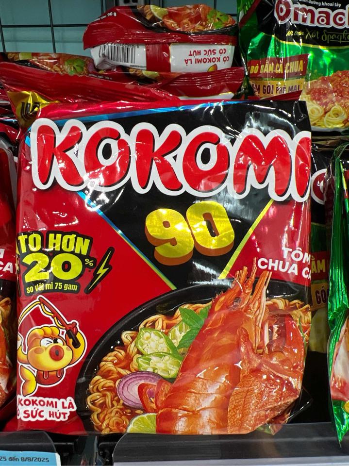 Mì Kokomi 90 vị Tôm Chua Cay 90g-duoc-ban-tai-Siêu Thị Mini - Gia Đình Food