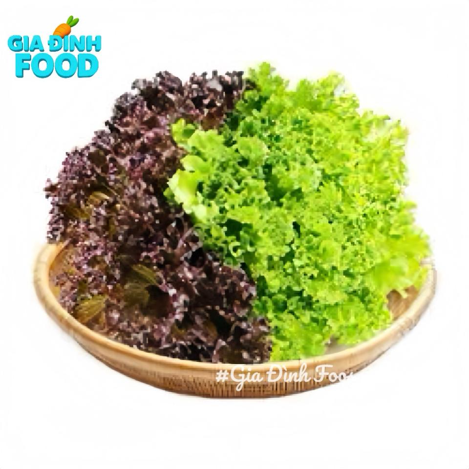 Rau xà lách Đà Lạt 300g - Nông Sản Tự Trồng-duoc-ban-tai-Siêu Thị Mini - Gia Đình Food