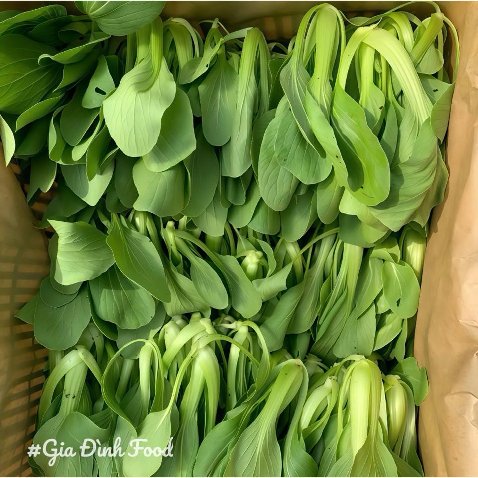 Cải Thìa Đà Lạt 600g, CẢI CHÍP tươi ngon - Hàng nhập về mỗi ngày, đảm bảo tươi ngon, chất lượng - Ship hoả tốc-duoc-ban-tai-Siêu Thị Mini - Gia Đình Food