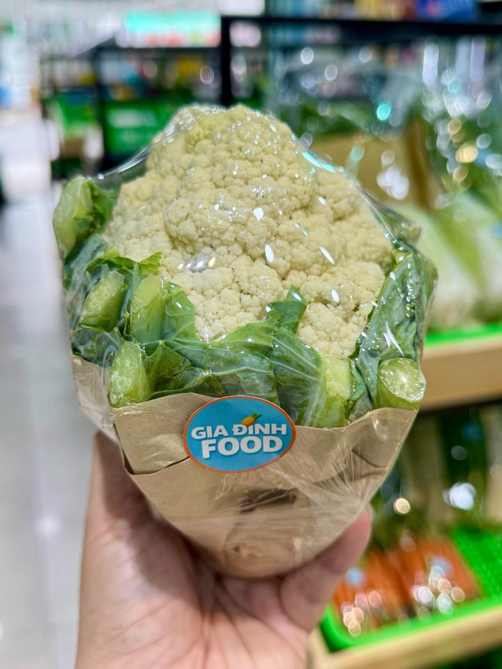 Bông cải trắng ĐÀ LẠT 400g - Nông Sản Tự Trồng-duoc-ban-tai-Siêu Thị Mini - Gia Đình Food