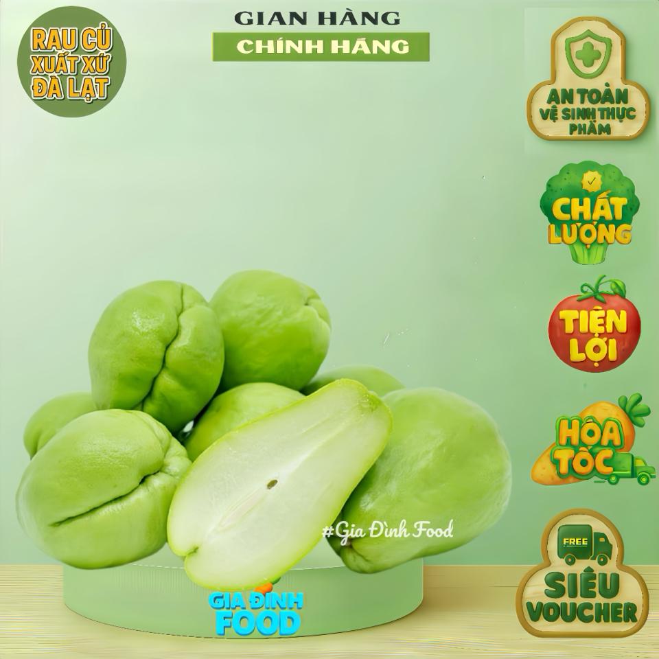 Su Su baby Đà Lạt - 500g - Nông sản tự trồng-duoc-ban-tai-Siêu Thị Mini - Gia Đình Food