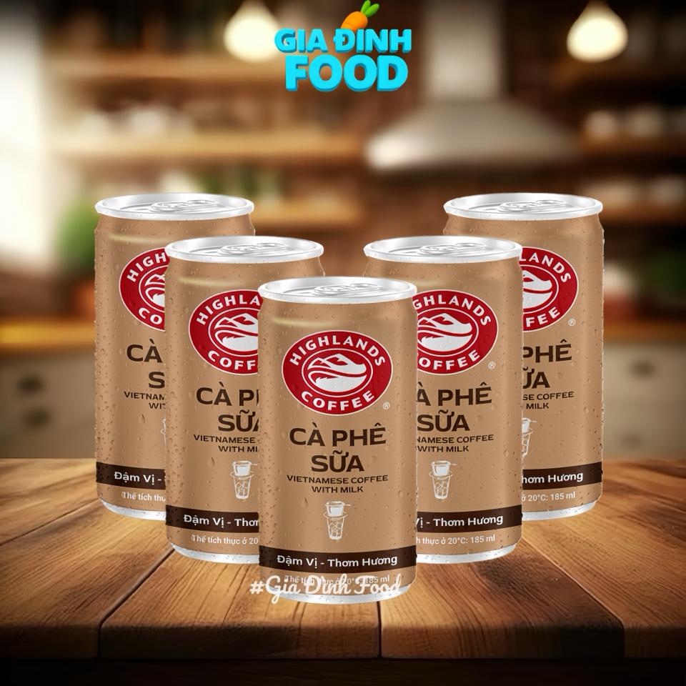 Cà phê lon Highlands -duoc-ban-tai-Siêu Thị Mini - Gia Đình Food