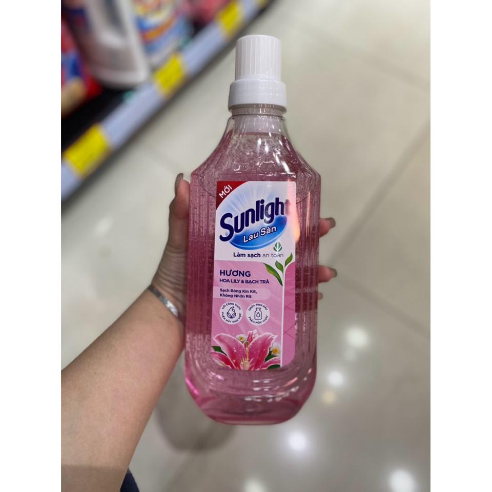 Nước lau sàn Sunlight Hương Hoa Lily  & Bạch Trà 1kg-duoc-ban-tai-Siêu Thị Mini - Gia Đình Food