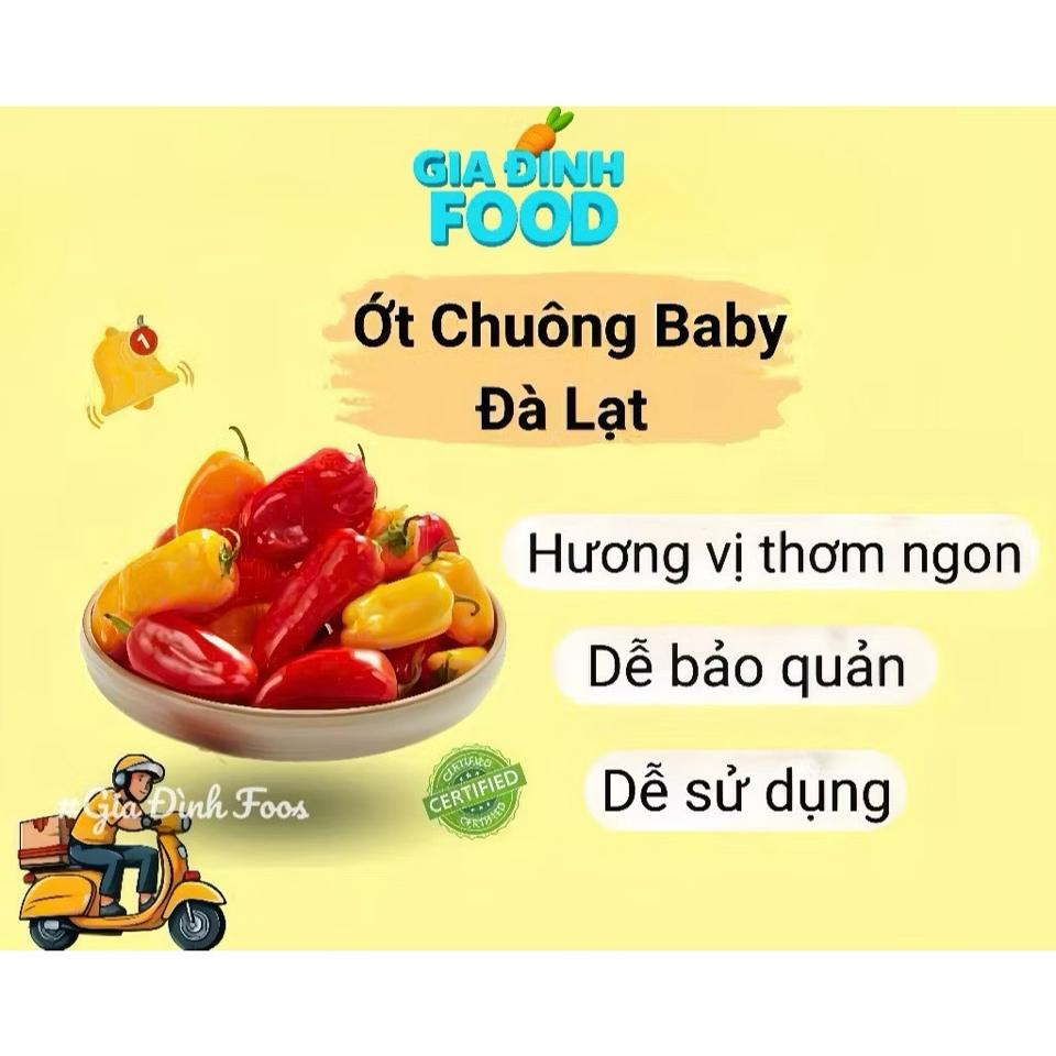 Ớt chuông ĐÀ LẠT, Ớt snack - 180g túi-duoc-ban-tai-Siêu Thị Mini - Gia Đình Food