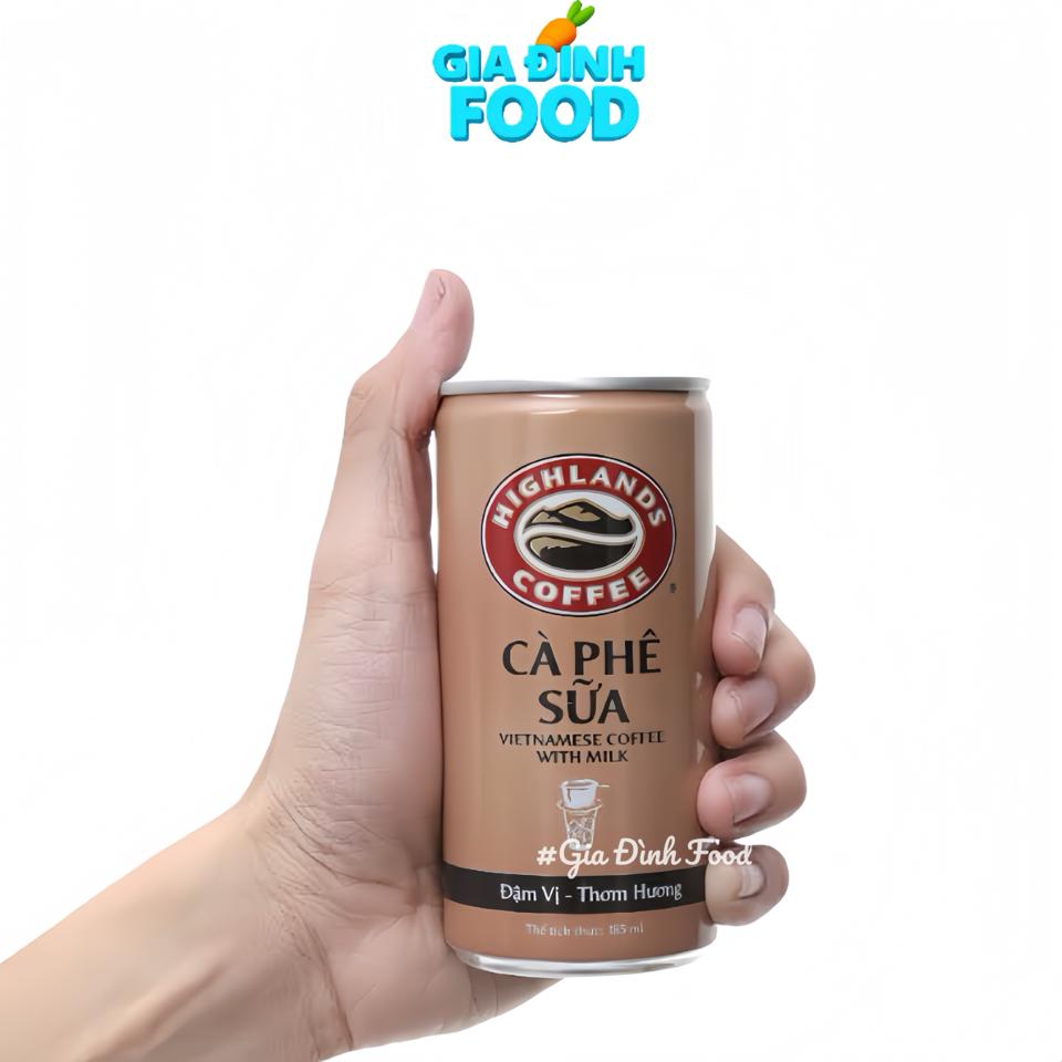 Cà phê lon Highlands -duoc-ban-tai-Siêu Thị Mini - Gia Đình Food
