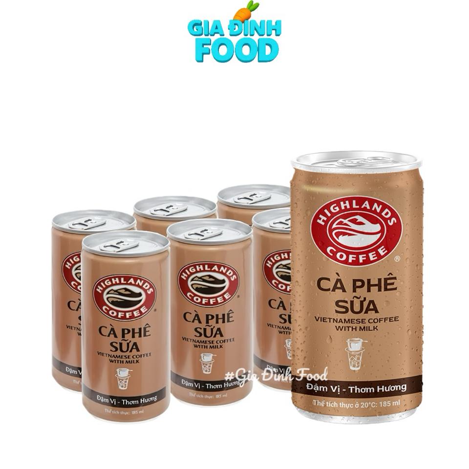 Cà phê lon Highlands -duoc-ban-tai-Siêu Thị Mini - Gia Đình Food
