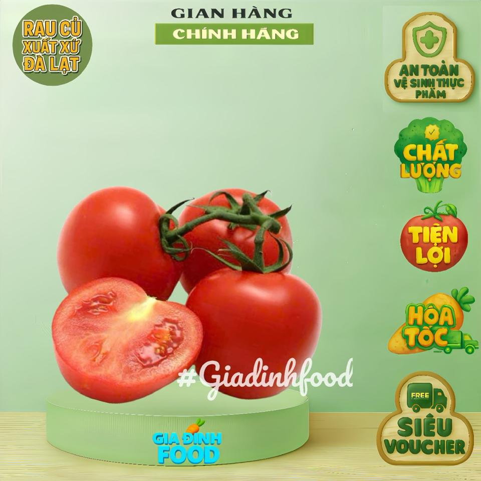 Cà Chua Đà Lạt 500g khay - Nông Sản Tự Trồng-duoc-ban-tai-Siêu Thị Mini - Gia Đình Food