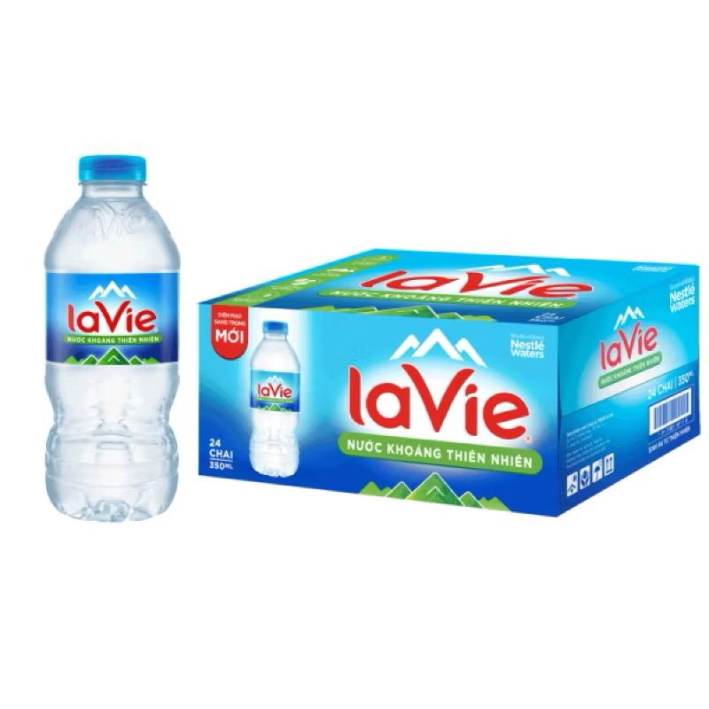 Nước suối Lavie 350ml. 1Thùng 24 chai x 350ml {GIAO HỎA TỐC 2H- HCM}-duoc-ban-tai-Siêu Thị Mini - Gia Đình Food