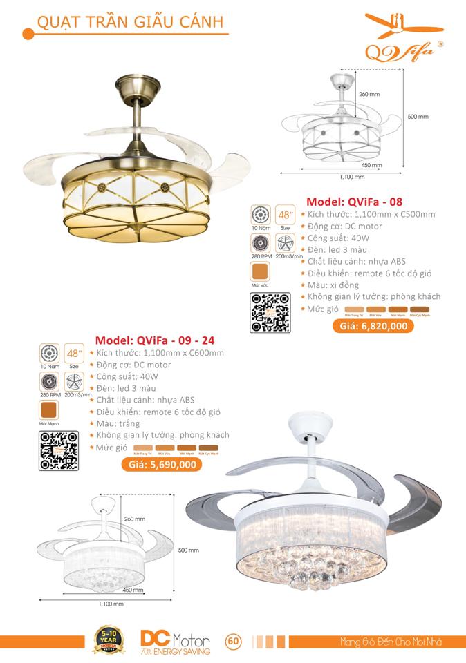 Quạt giấu cánh Q-vifa-duoc-ban-tai-Trang trí nội thất Kim Dung