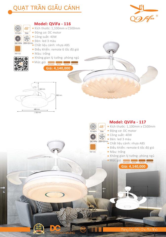 Quạt giấu cánh Q-vifa-duoc-ban-tai-Trang trí nội thất Kim Dung