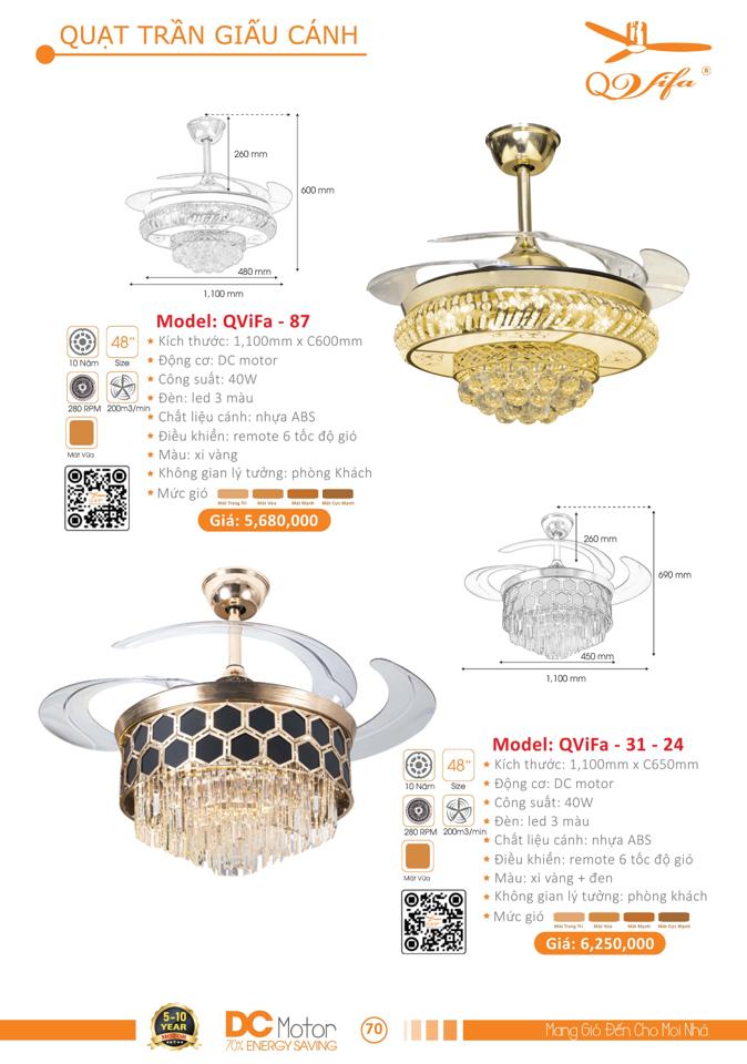 Quạt giấu cánh Q-vifa-duoc-ban-tai-Trang trí nội thất Kim Dung