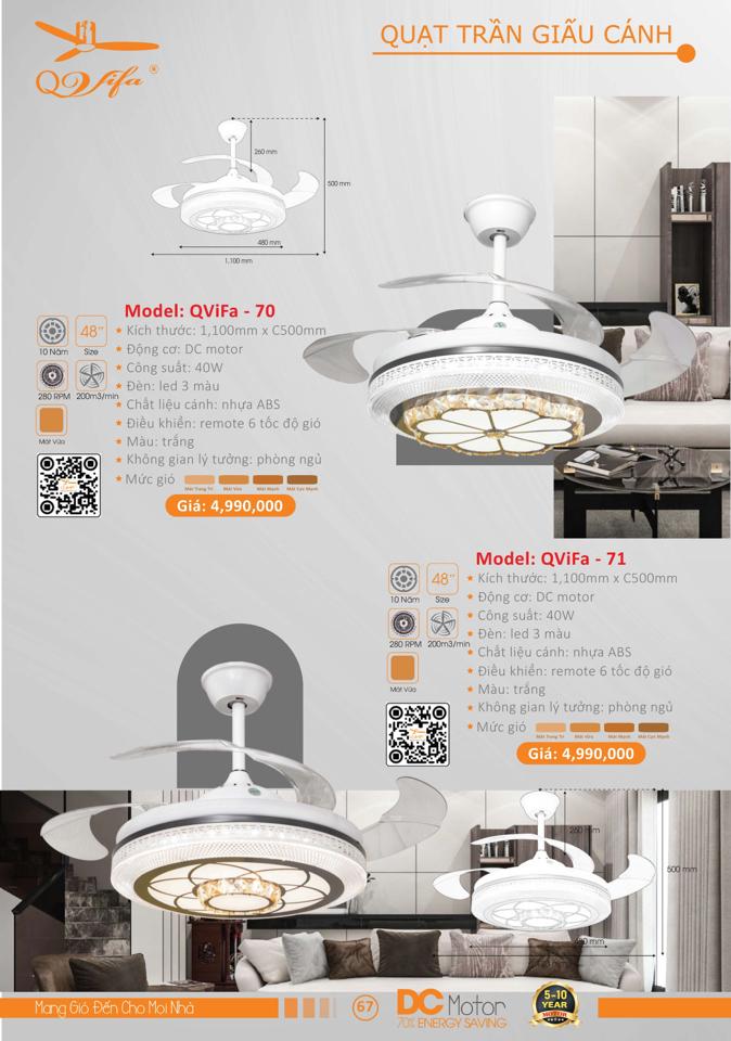 Quạt giấu cánh Q-vifa-duoc-ban-tai-Trang trí nội thất Kim Dung
