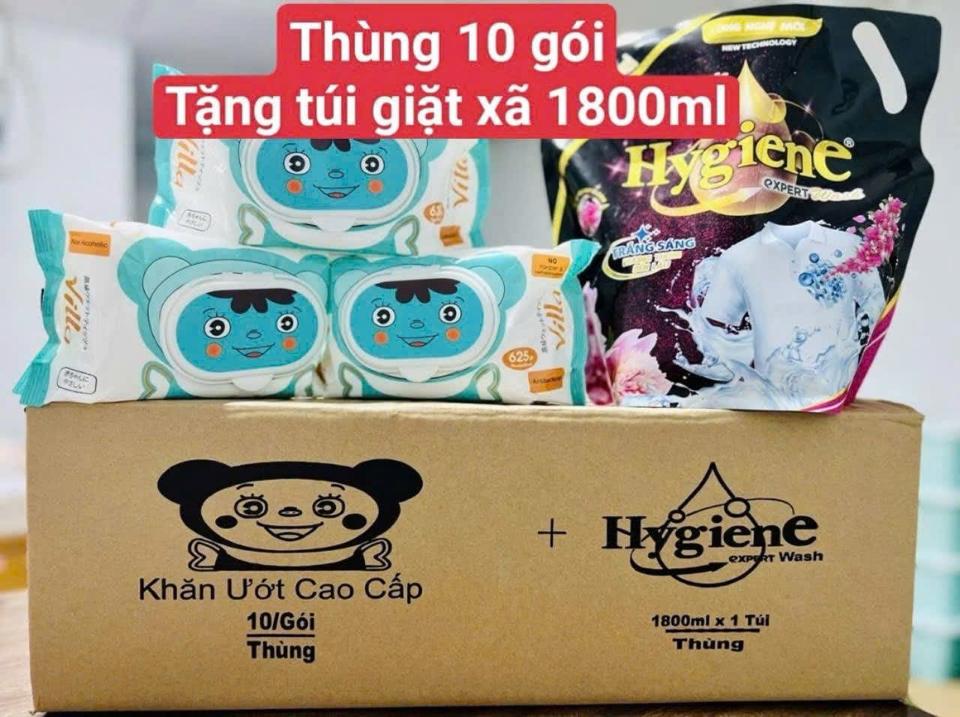 1 thùng khăn ướt ( tặng túi nước giặt )-duoc-ban-tai-Ngọc tuyền lagi