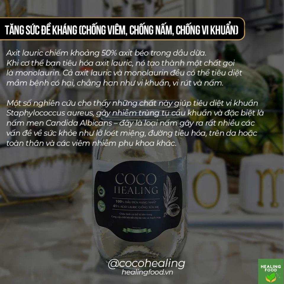 DẦU DỪA COCOHEALING-duoc-ban-tai-An Healing Food - Thực Phẩm Là Thuốc