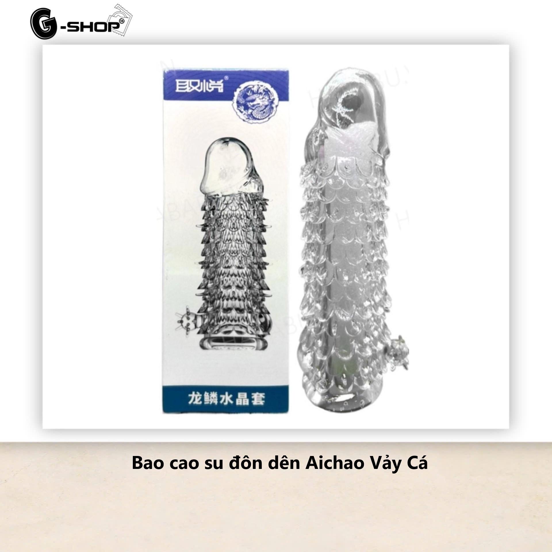 Bao cao su đôn dên Aichao Vảy Cá -duoc-ban-tai-G-shop