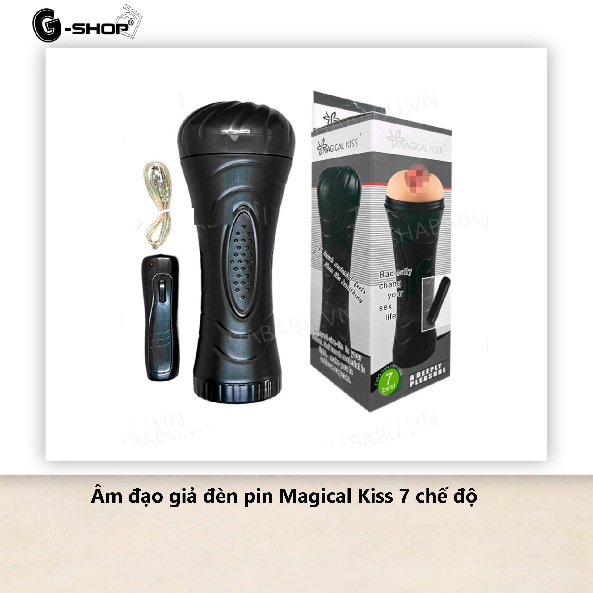 Âm đạo giả đèn pin Magical Kiss 7 chế độ-duoc-ban-tai-G-shop