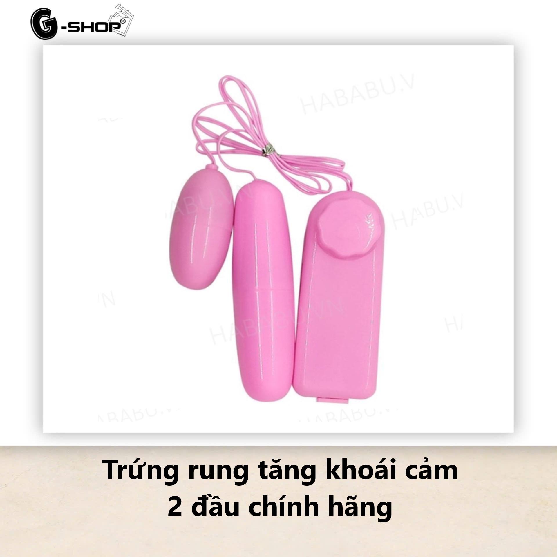 Trứng rung nhựa 2 đầu (size nhỏ)-duoc-ban-tai-G-SHOP Nguyễn Đáng