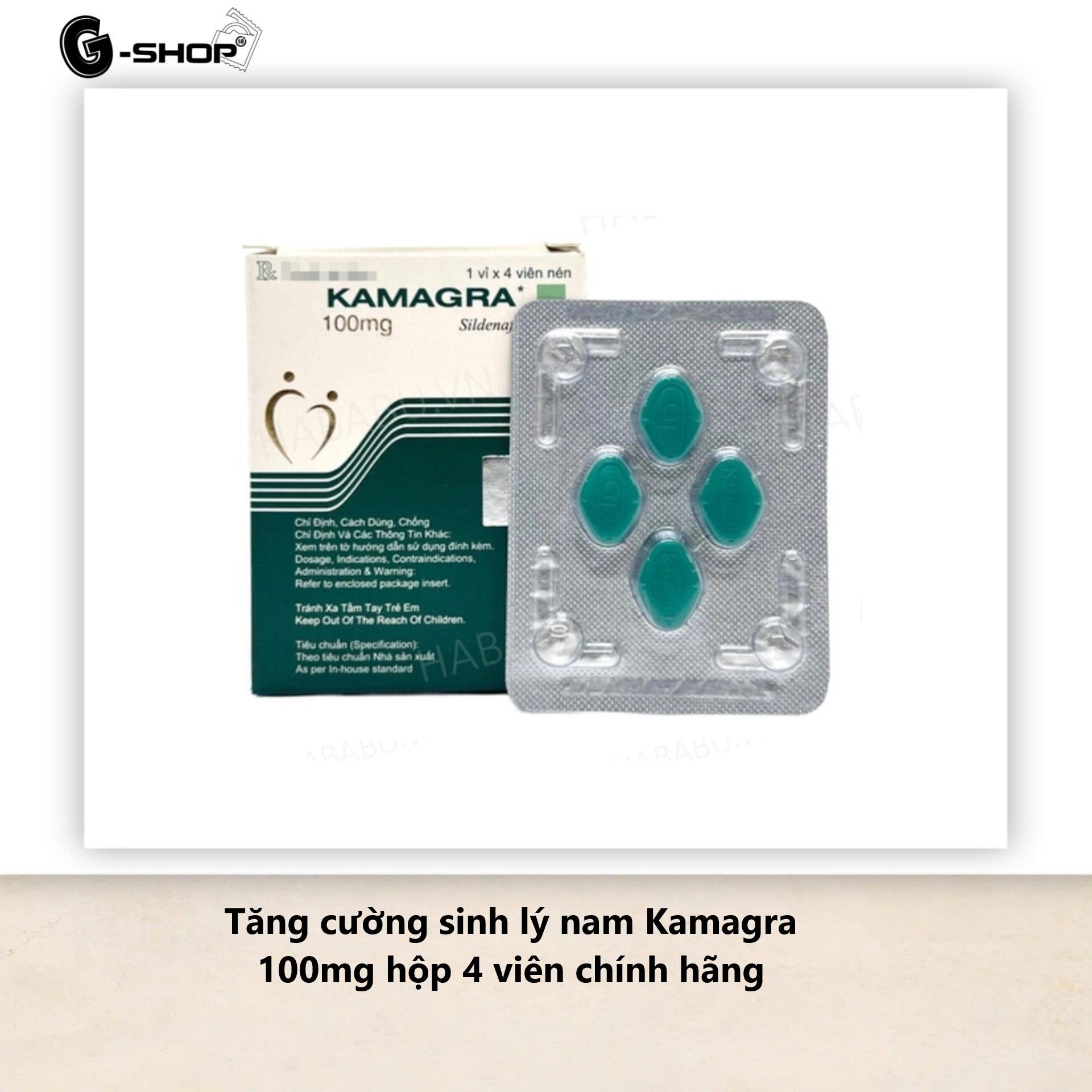 [Lẻ 1 viên] Viên uống Kamagra 100mg-duoc-ban-tai-G-SHOP Nguyễn Đáng
