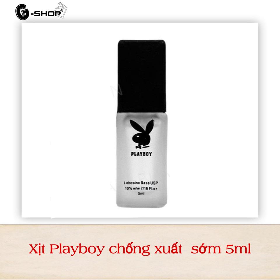 Xịt chống xuất tinh sớm Playboy Đen 5ml-duoc-ban-tai-G-shop