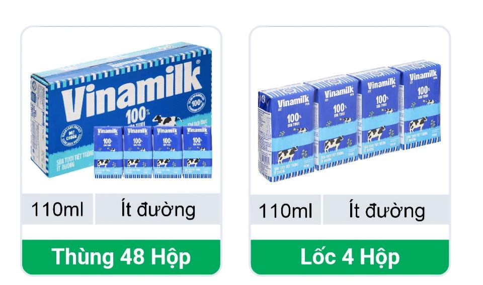 Sữa vinamilk 110ml-duoc-ban-tai-Cty TNHH TM TP HOÀNG HẢI.MST: 0315783523. Mail: thucphamhoanghai1976kk@gmail.com