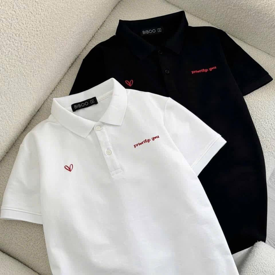 Áo PoLo LOOK BASIC (Trắng)-duoc-ban-tai-Gạo Unisex