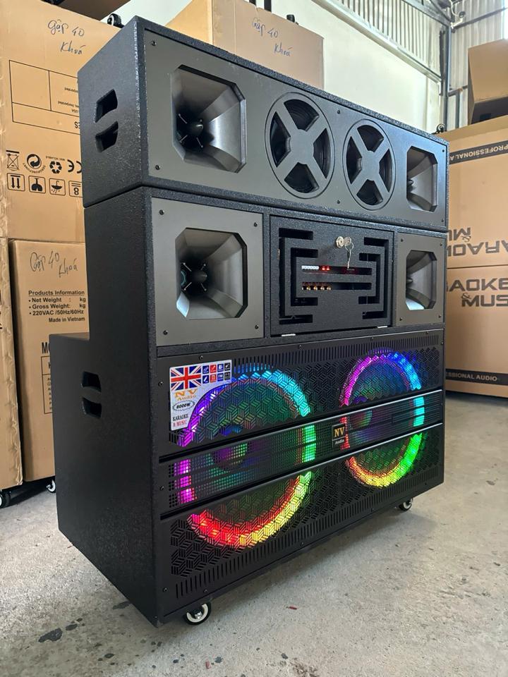 Loa Kéo Gập 2 bass 40 có đèn theo nhạc, 4 treb và 2 trung-duoc-ban-tai-NQD AUDIO