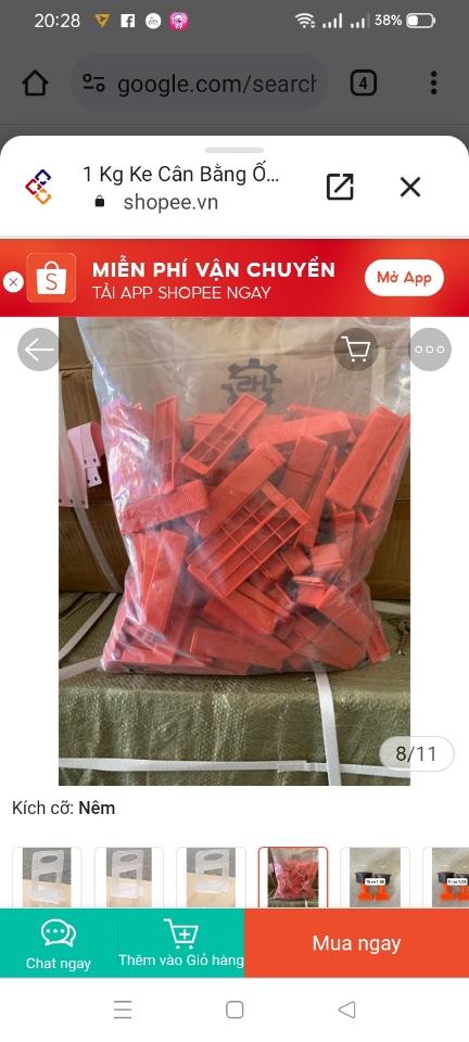 Nêm gạch-duoc-ban-tai-CÔNG TY TNHH  TM & DV ANH VŨ
