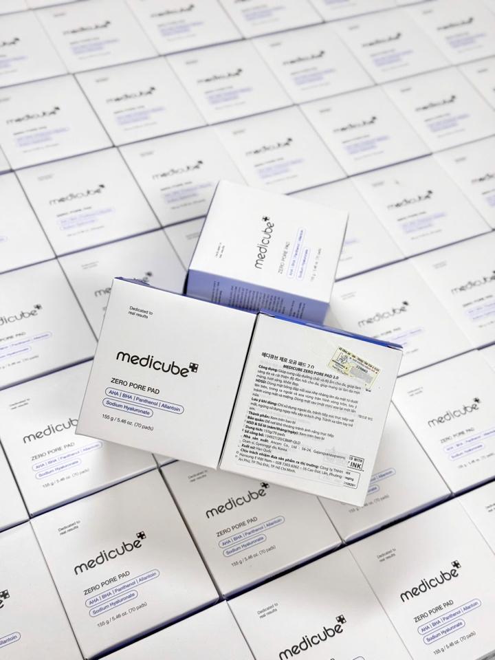 Toner Pad Medicube xanh trắng-duoc-ban-tai-Hanne Order Authentic