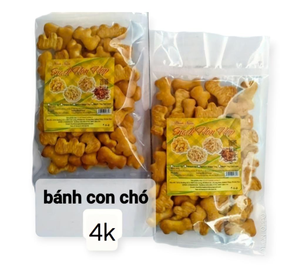 Bánh con chó gói 60g mới-duoc-ban-tai-ĐẠI LÝ BÁNH KẸO LỘC HỶ
