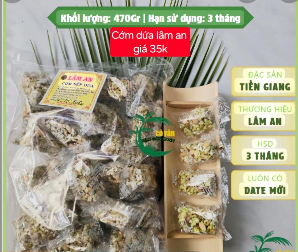 Cớm dứa lâm an 470g mới-duoc-ban-tai-ĐẠI LÝ BÁNH KẸO LỘC HỶ