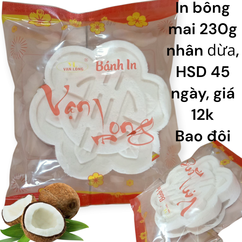 Bánh in bông mai nhân dừa vạn long mới-duoc-ban-tai-ĐẠI LÝ BÁNH KẸO LỘC HỶ