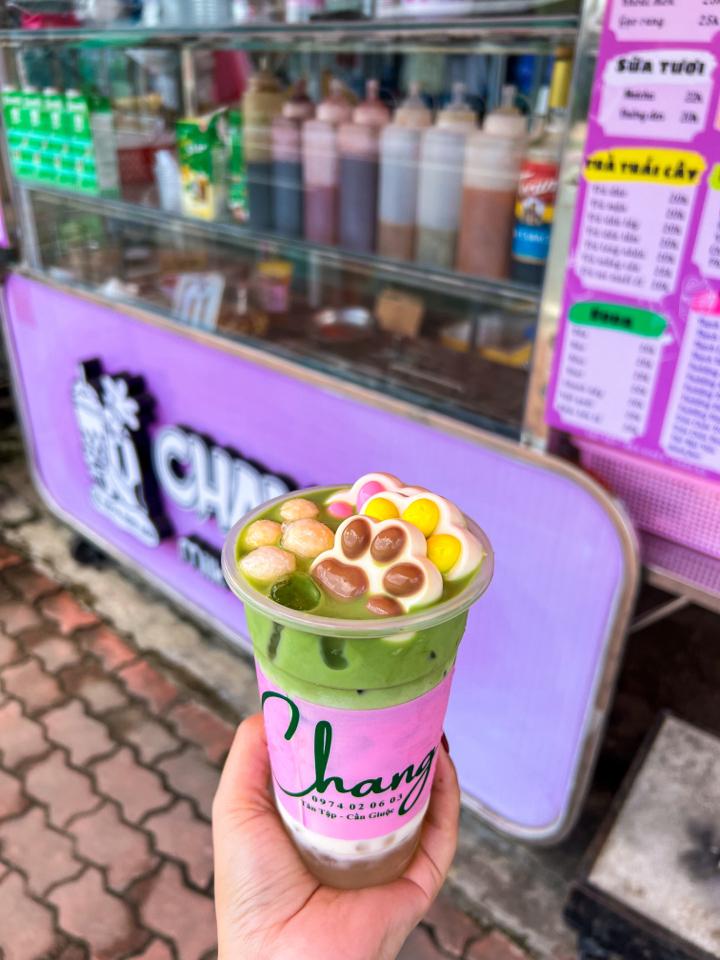 Sữa tươi matcha -duoc-ban-tai-Trà sữa Chang