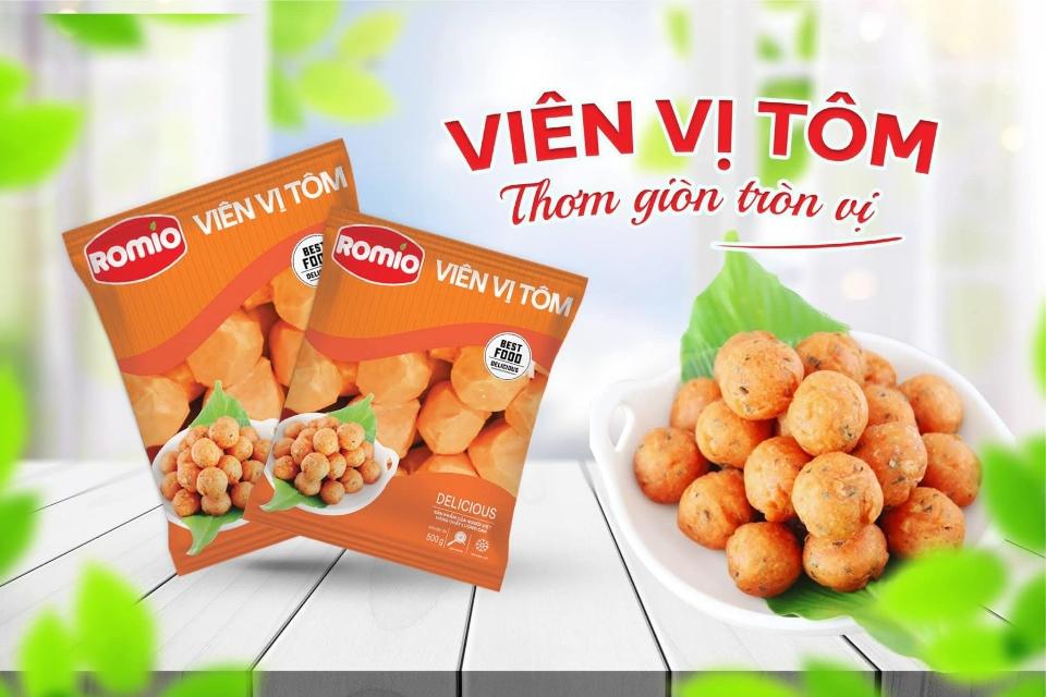 Tôm viên Romio (40 viên 1 túi 500gr)-duoc-ban-tai-LONG BẢO AN FOOD CO.,LTD