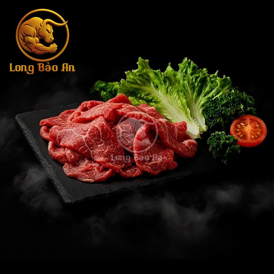 Bò tái thái lát (1 khay 500gr)-duoc-ban-tai-LONG BẢO AN FOOD CO.,LTD