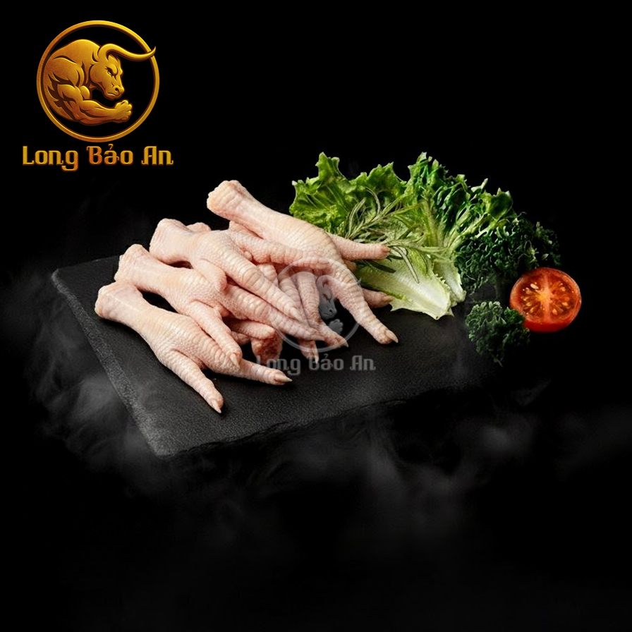 Chân gà rút xương túi xanh-duoc-ban-tai-LONG BẢO AN FOOD CO.,LTD
