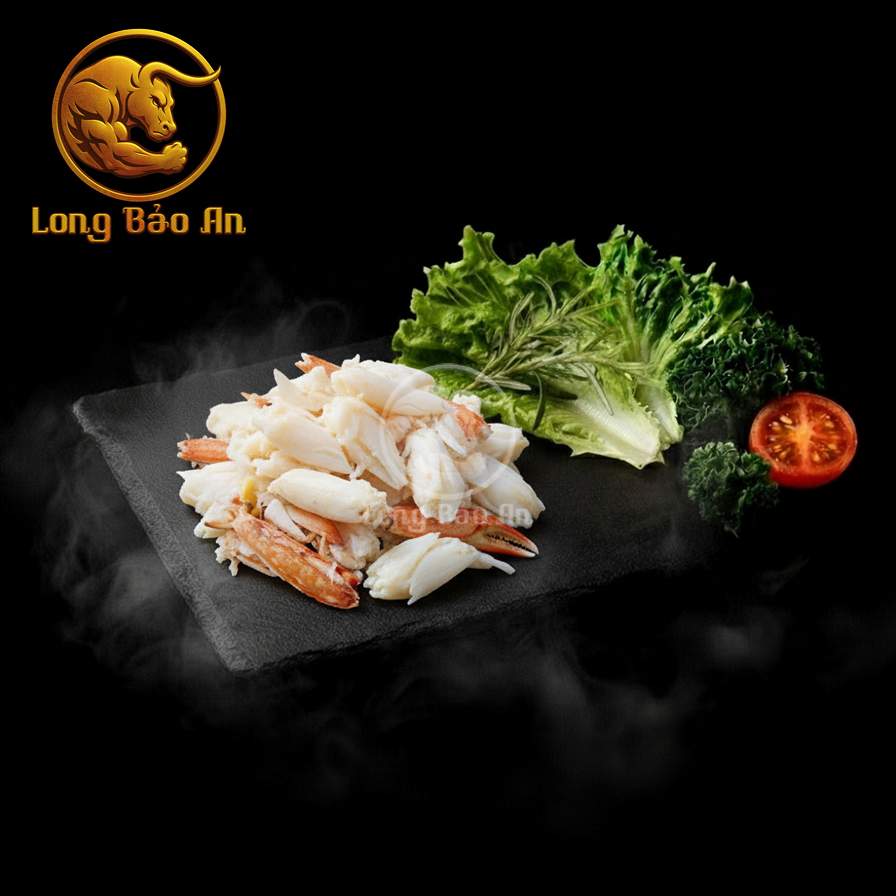 Combo thịt ghẹ AQ (1 khay 250gr)-duoc-ban-tai-LONG BẢO AN FOOD CO.,LTD